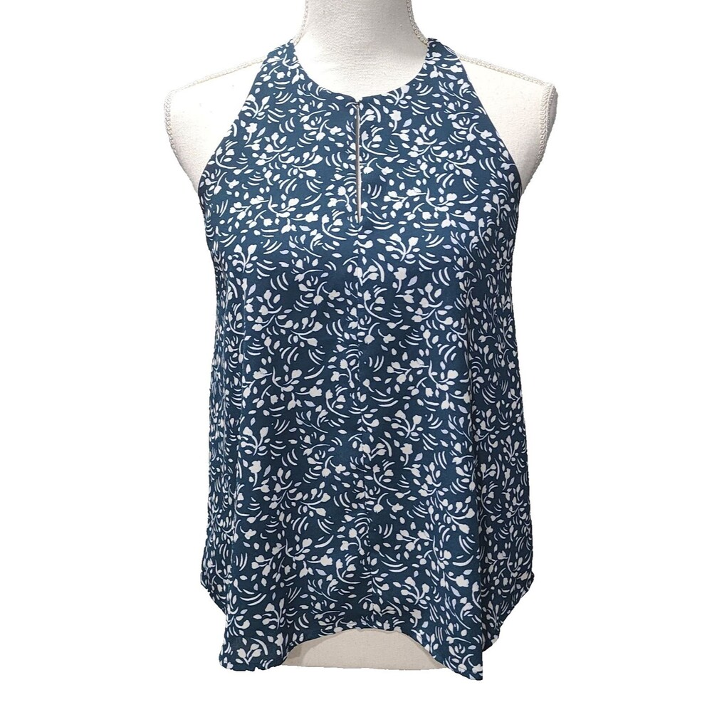 Loft Outlet Women's Petite Flowy Tank Top Blouse Halter Neck Racer Back Sizes SP